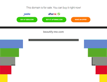 Tablet Screenshot of beautify-me.com